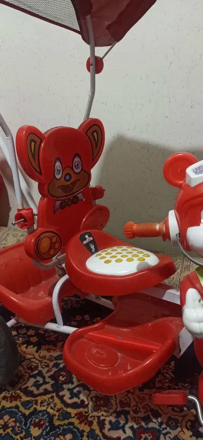 سه چرخه سایبان دار|دوچرخه، اسکیت، اسکوتر|دورود, |دیوار