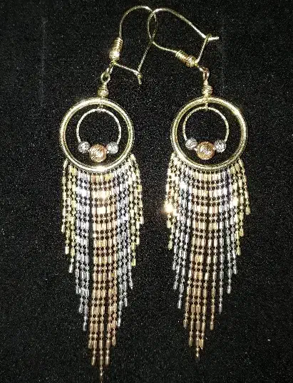 گوشواره طلا|جواهرات|دورود, |دیوار