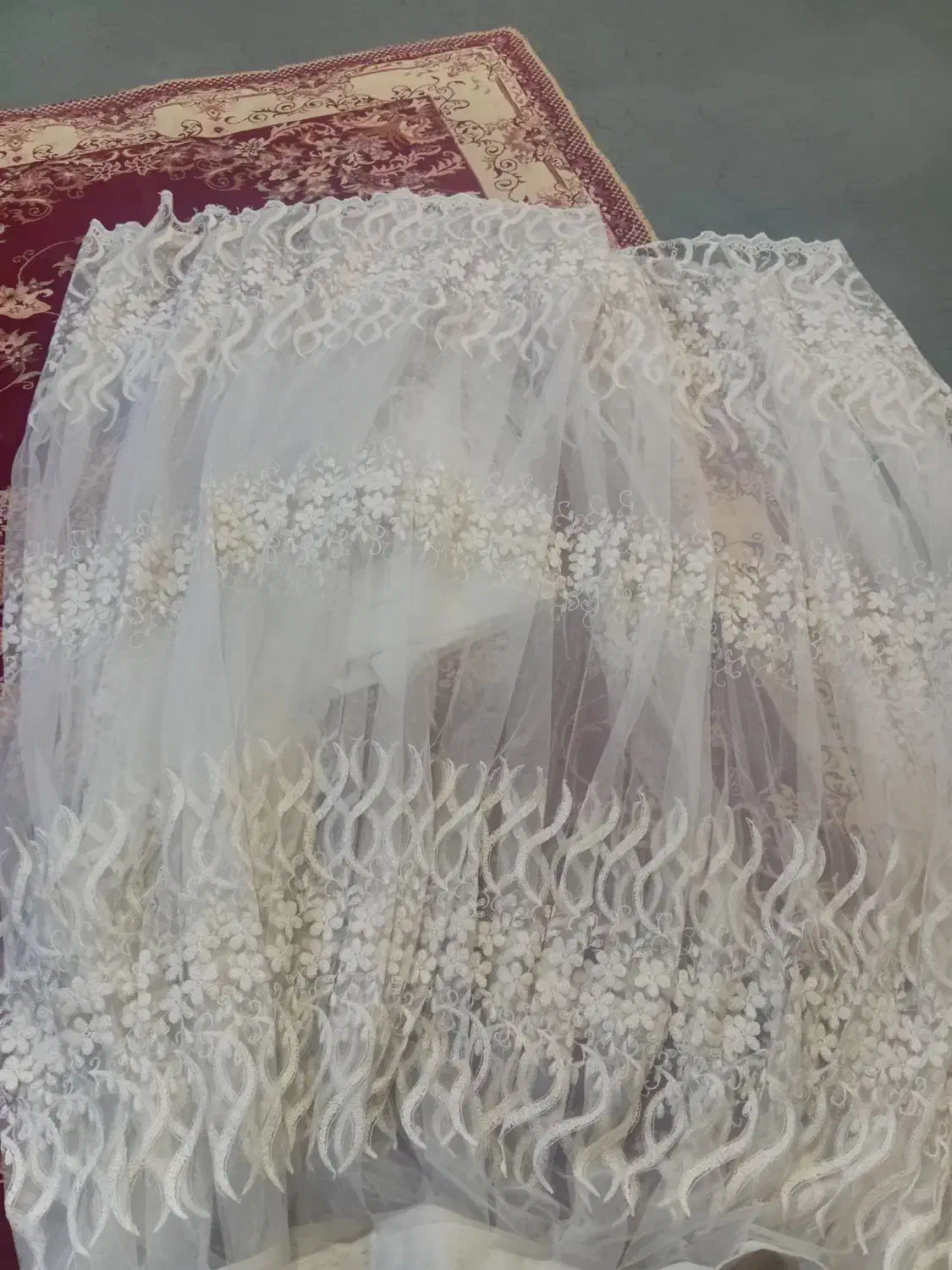 پرده ۳ونیم متری نوسالم|پرده، رانر، رومیزی|سلماس, |دیوار