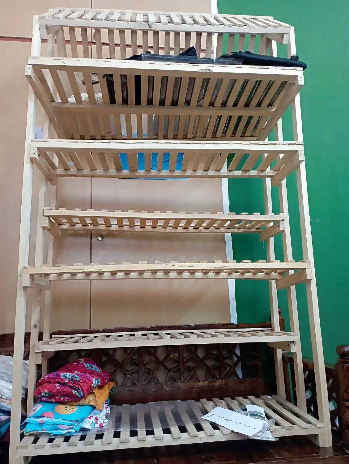 طبقه چوبی|کتابخانه، شلف، قفسه‌های دیواری|شاهرود, |دیوار