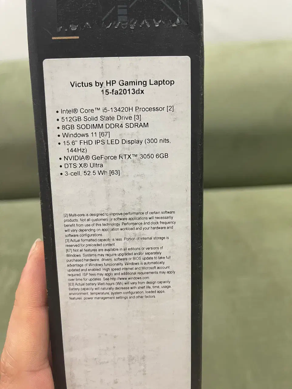 لپ تاپ وکتوس hp victus fa2013dx|رایانه همراه|تهران, میدان ولیعصر|دیوار