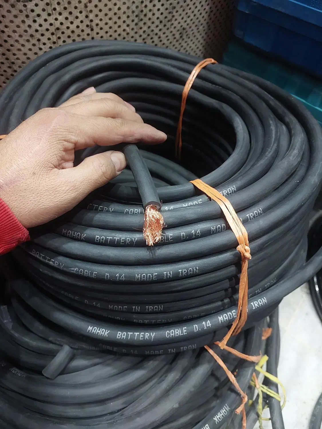 کابل جوشکاری سایز ۱۴ خالص مس محک کابل جوش|مصالح و تجهیزات ساختمان|شیراز, بازار|دیوار