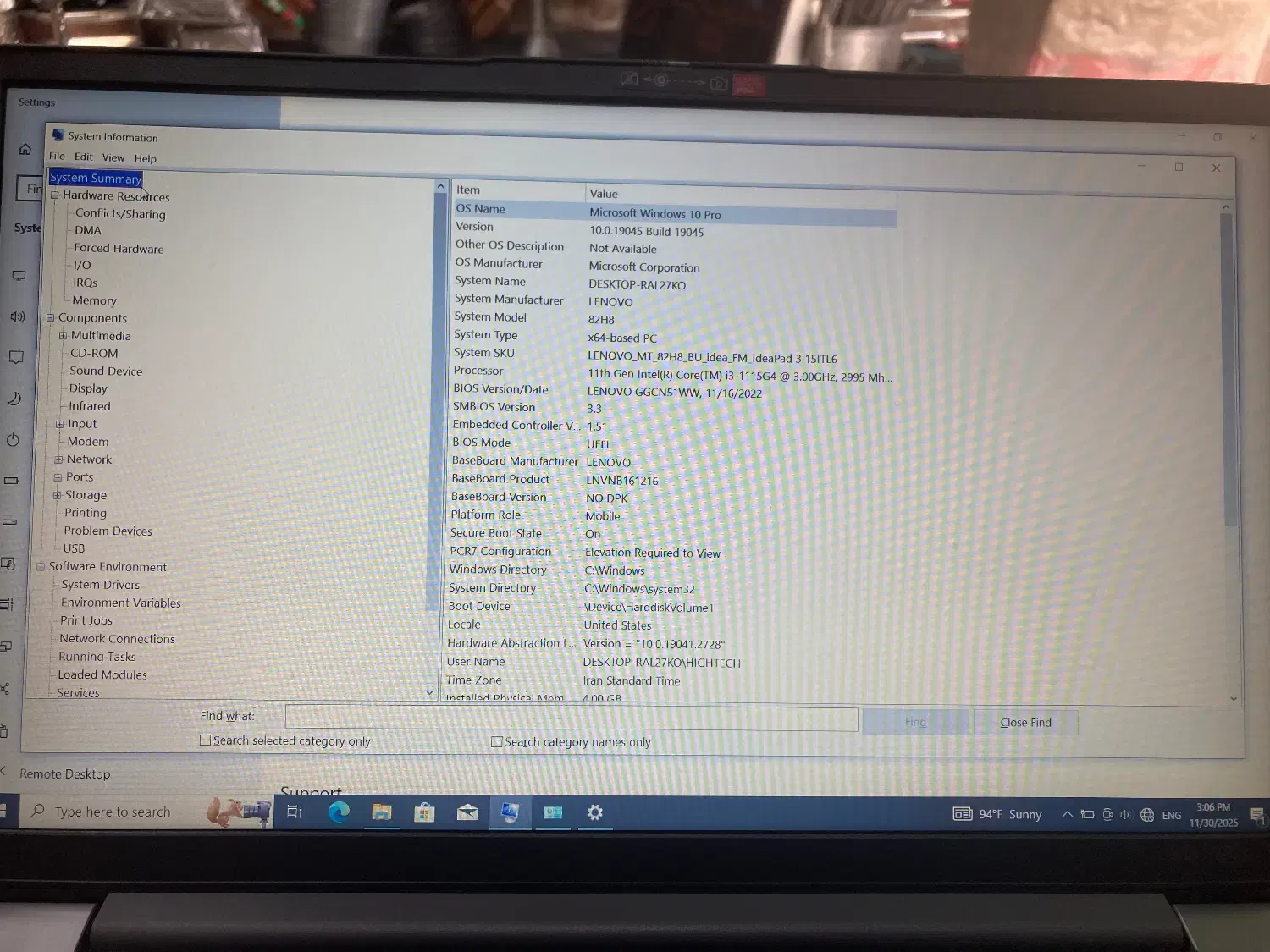 لپتاپ Lenovo IdeaPad 3 15ITL6 تمیز و سالم|رایانه همراه|تهران, باشگاه نفت|دیوار