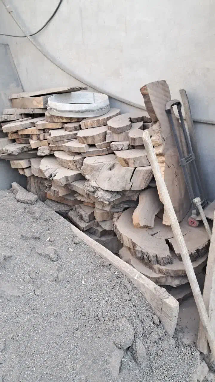 چوب بادام خوش رنگ|خدمات باغبانی و درختکاری|قمرود, |دیوار