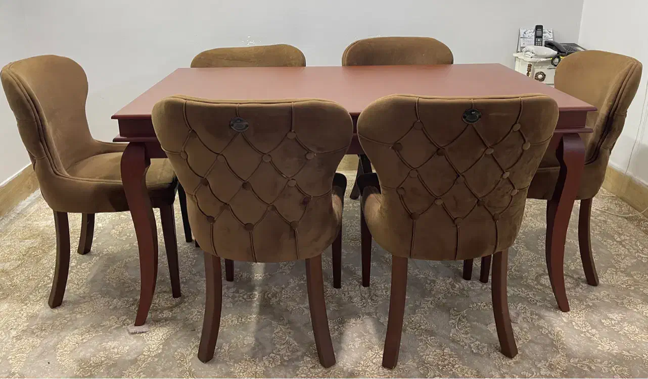 میز و صندلی ۶نفره ناهار خوری|میز و صندلی غذاخوری|کردکوی, |دیوار