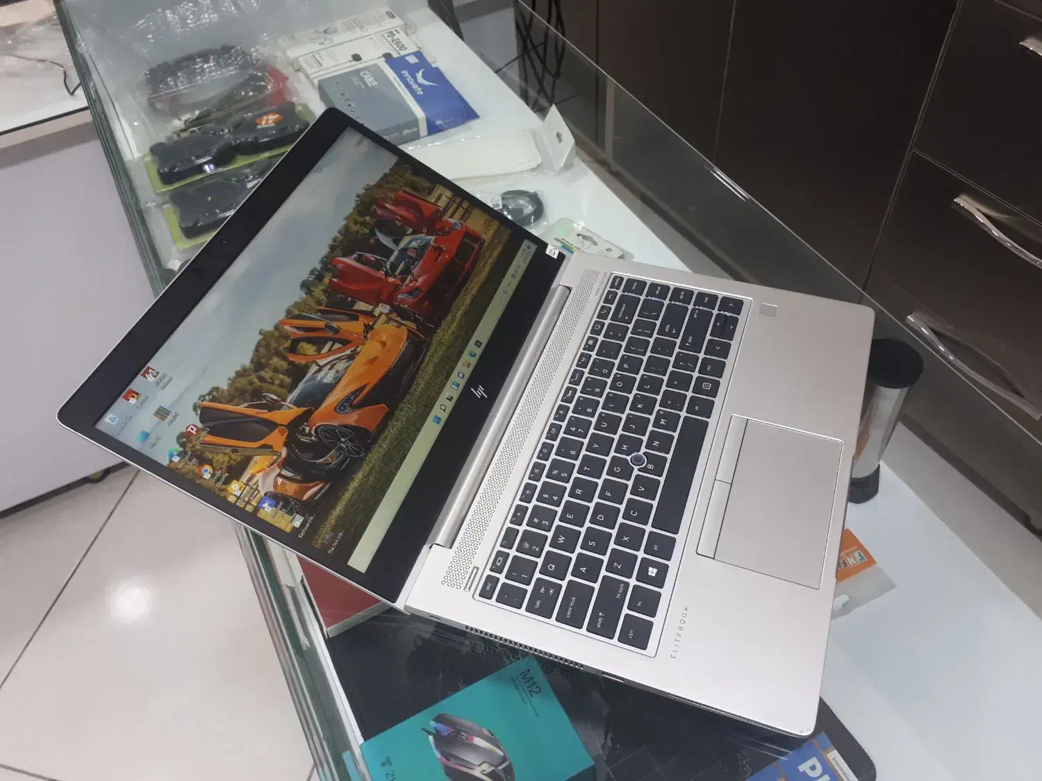 لپ تاپ باریک باکیفیت صفحه تاچ HP ELIET B00K 745 G6|رایانه همراه|کرمان, |دیوار