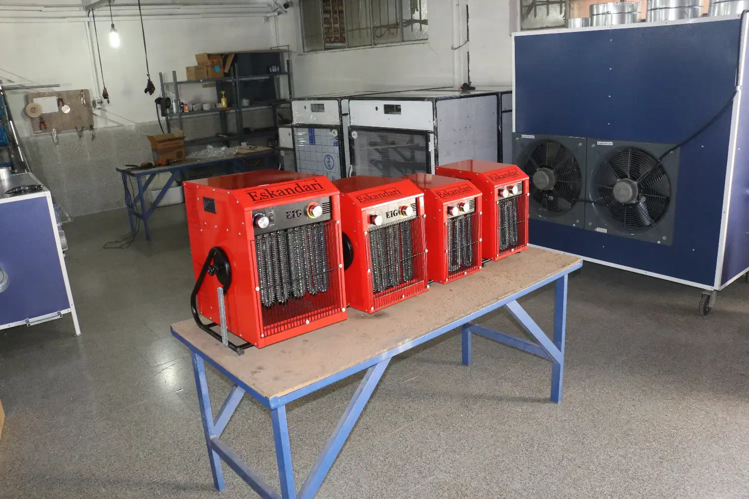 هیتر بخاری برقی 15 کیلووات کارگاه سالن فن دار|بخاری، هیتر، شومینه|ارومیه, |دیوار