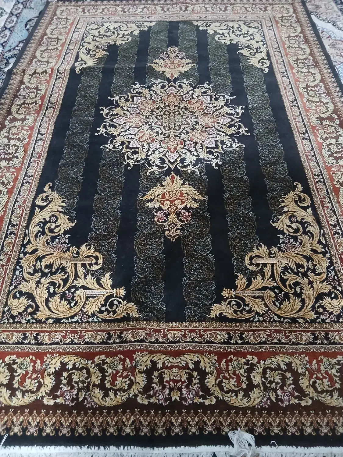 فرش خوش رنگ جفت ۶متری|فرش|بجنورد, |دیوار