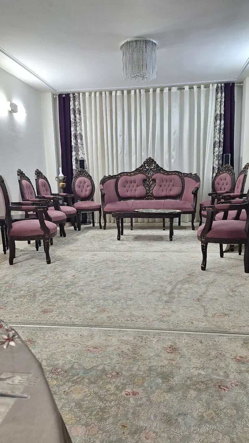 ۴ تخته فرش ۶ متری ۱۵۰۰ شانه تراکم ۴۵۰۰نو نو مناسب|فرش|اراک, |دیوار