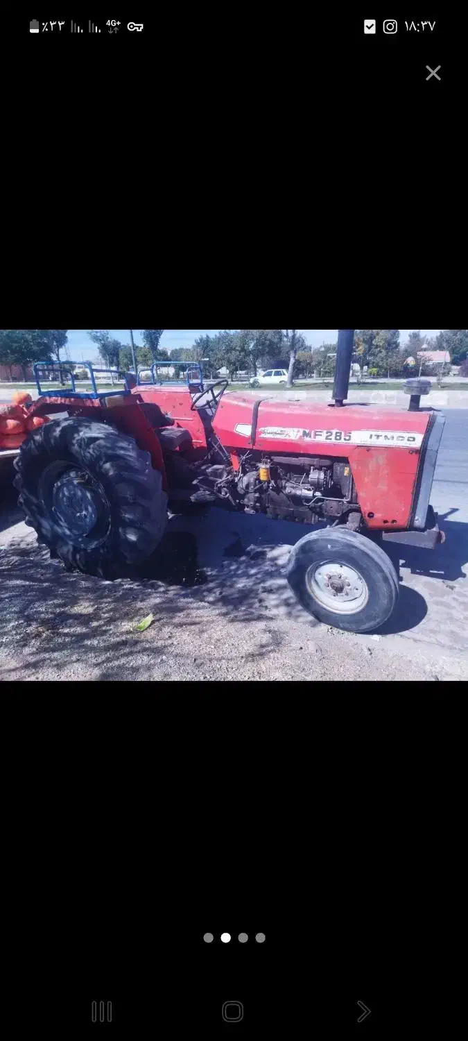 فروش تراکتور ۲۸۵ تک مدل ۷۲|خودرو سنگین|بیجار, |دیوار