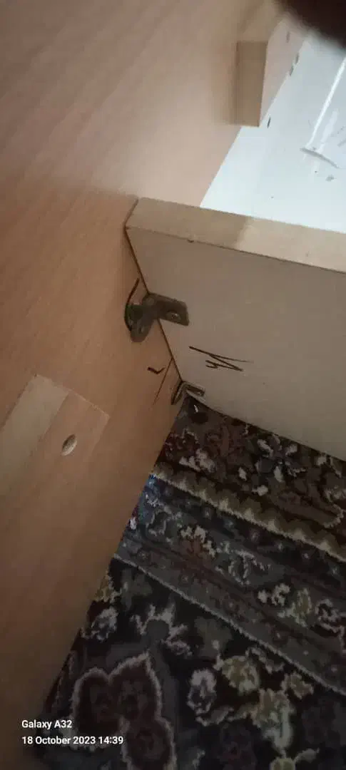 تخت خواب ام دی ام بچه با تشک|تخت و صندلی بچه|شوش, |دیوار