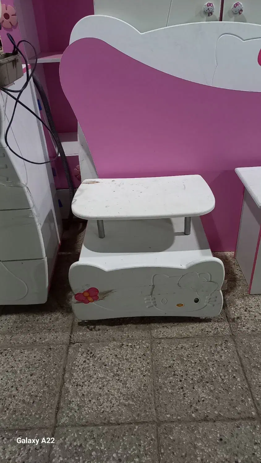 سرویس خواب بچه چرخ خیاطی|تخت و سرویس خواب|شاهرود, |دیوار