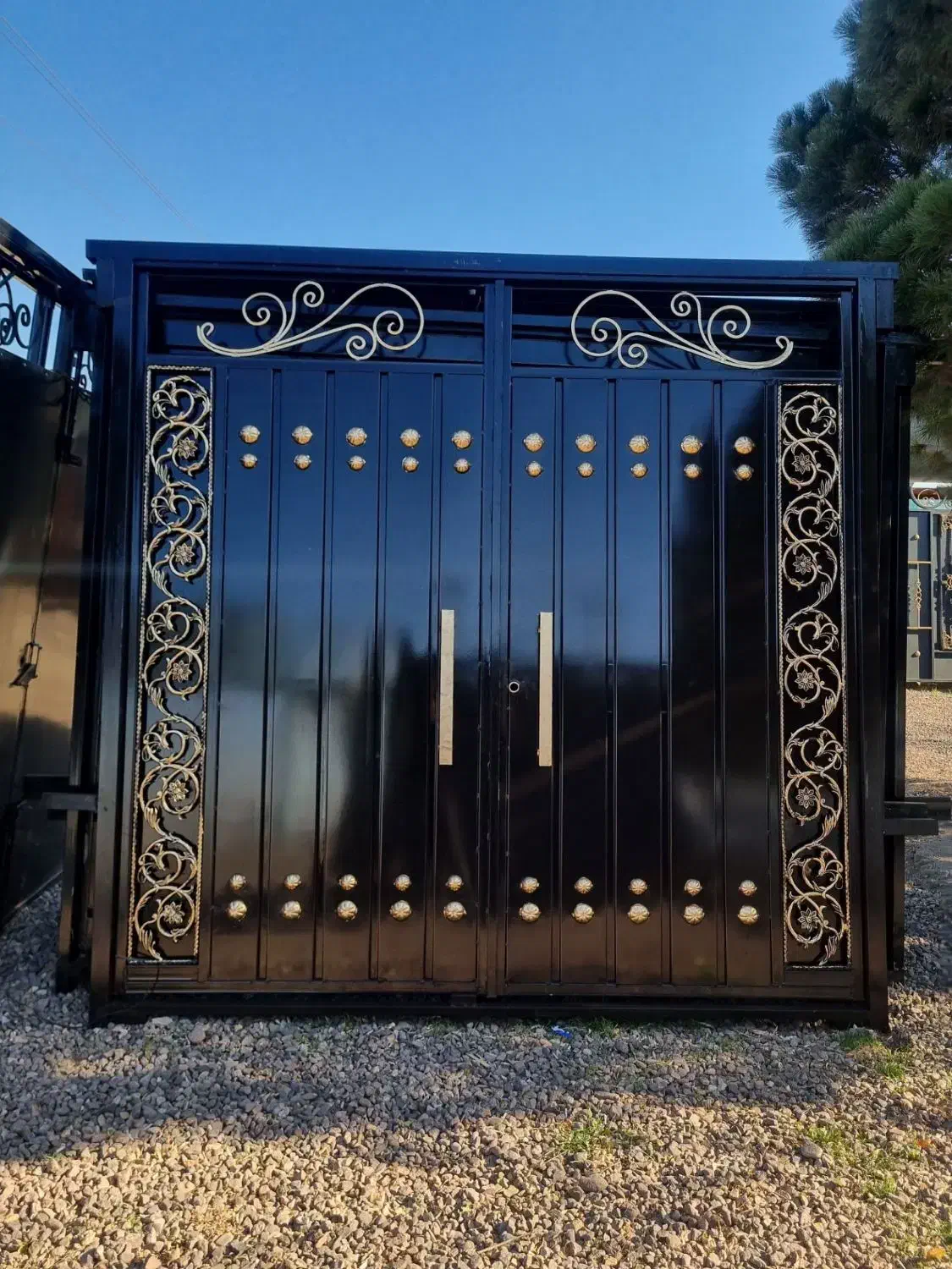 درب حیاط ،ویلایی ،باغ|مصالح و تجهیزات ساختمان|اقبالیه, |دیوار