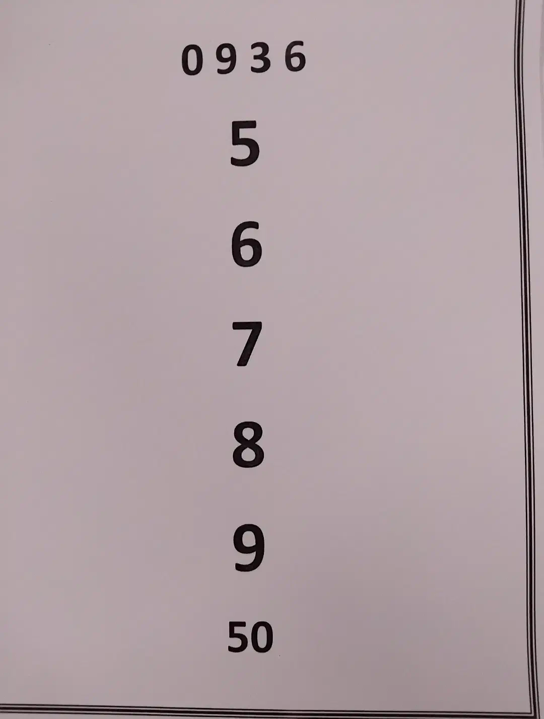 50  9   8   7  6   5   رندپشت سرهم دیگه چی میخوای|سیم‌کارت|تهران, افسریه شمالی|دیوار