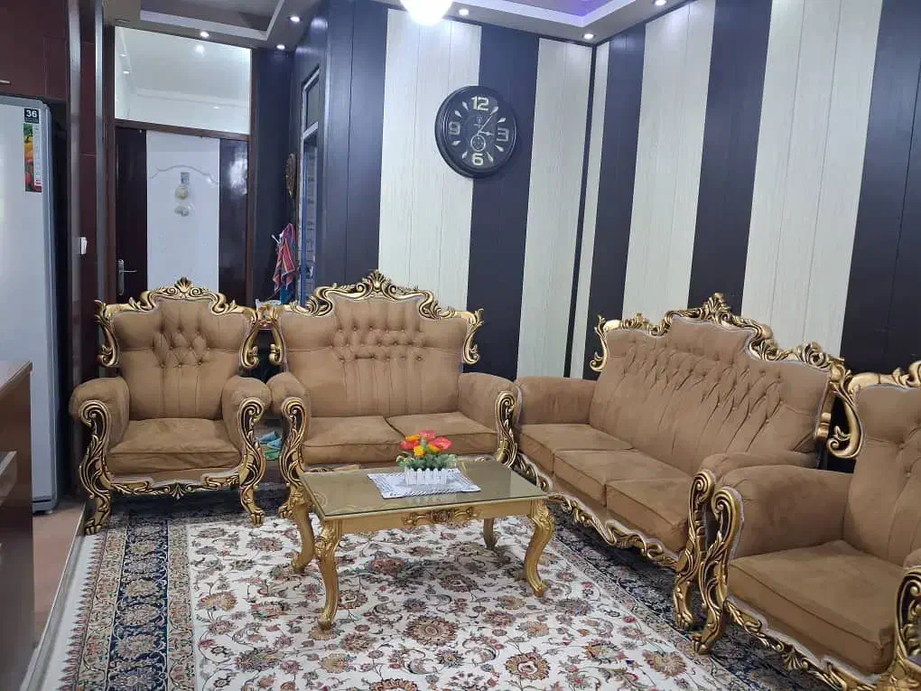 مبل سلطنتی ۷ نفره سالم|مبلمان خانگی و میز عسلی|ایذه, |دیوار