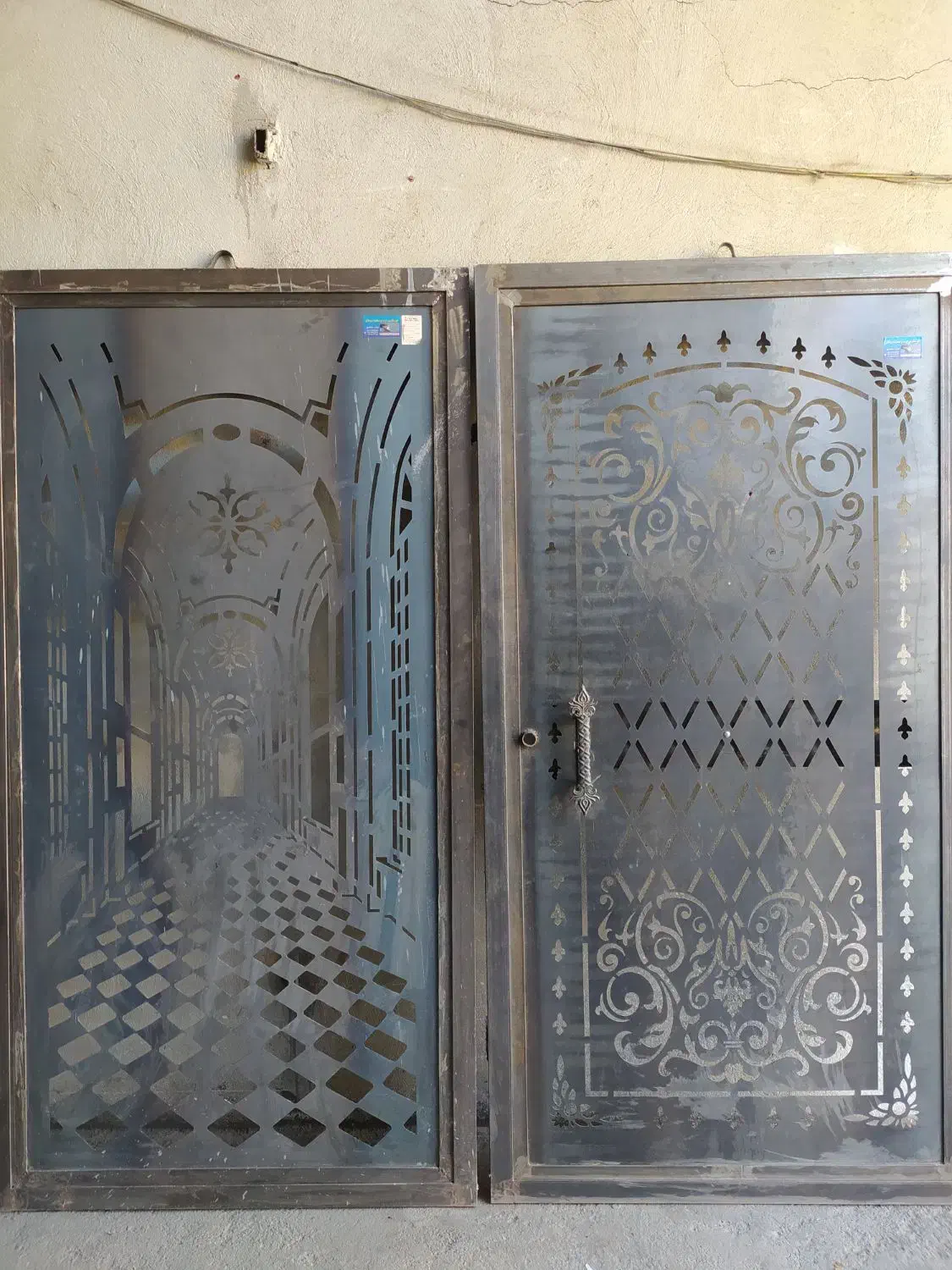 جوشکاری ساخت.فروش درب لیزری نرده حفاظ|خدمات پیشه و مهارت|سنندج, |دیوار