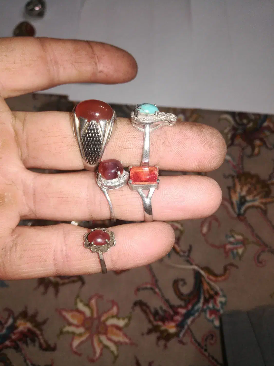 انگشتر های کلکسیونی و قدیمی|زیورآلات و اکسسوری|پاکدشت, پاکدشت (مامازند)|دیوار