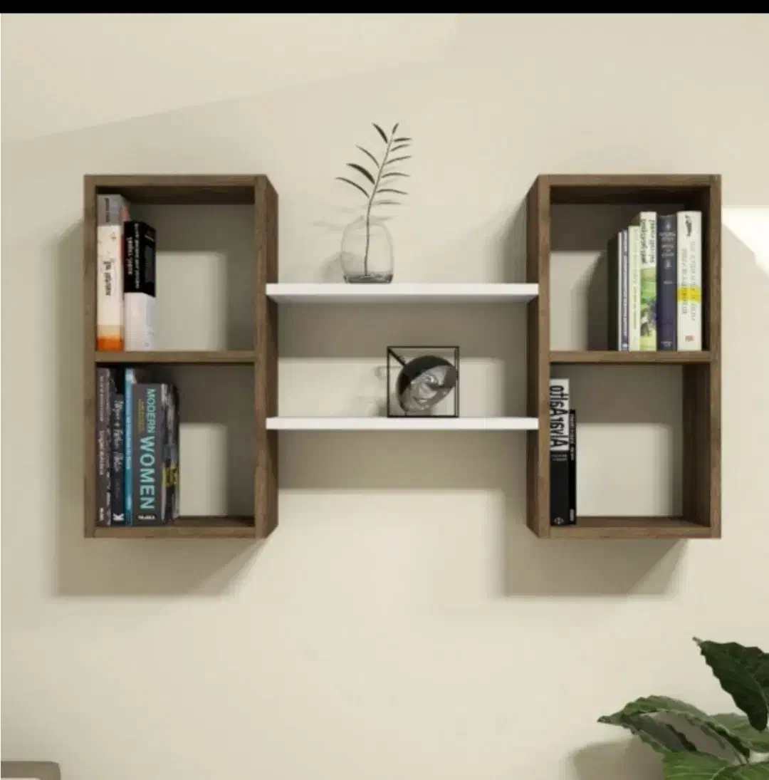 انواع مدل های شلف دیواری وکتابخانه دیواری به قیمت|کتابخانه، شلف، قفسه‌های دیواری|ساوه, |دیوار