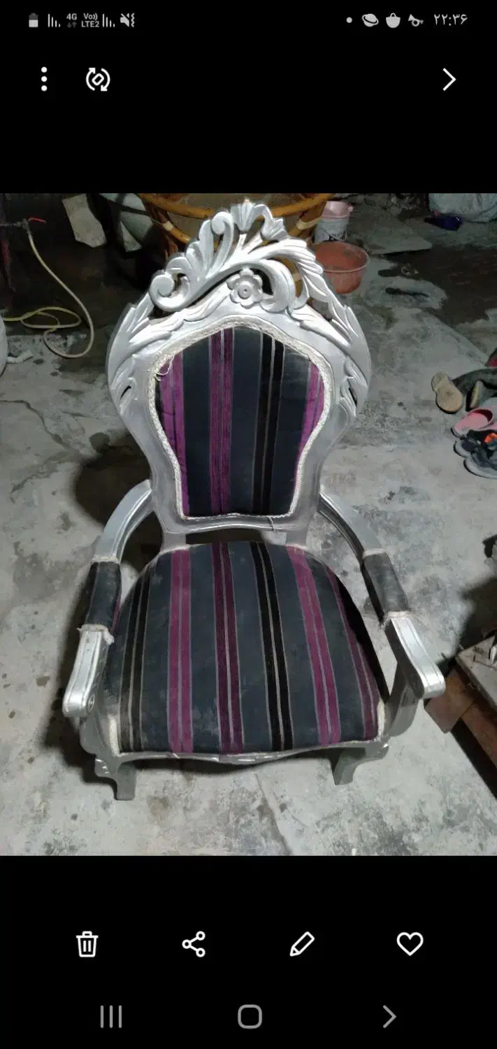 مبل نه نفره سلطنتی سالم و تمعیز|مبلمان خانگی و میز عسلی|قائم‌شهر, |دیوار