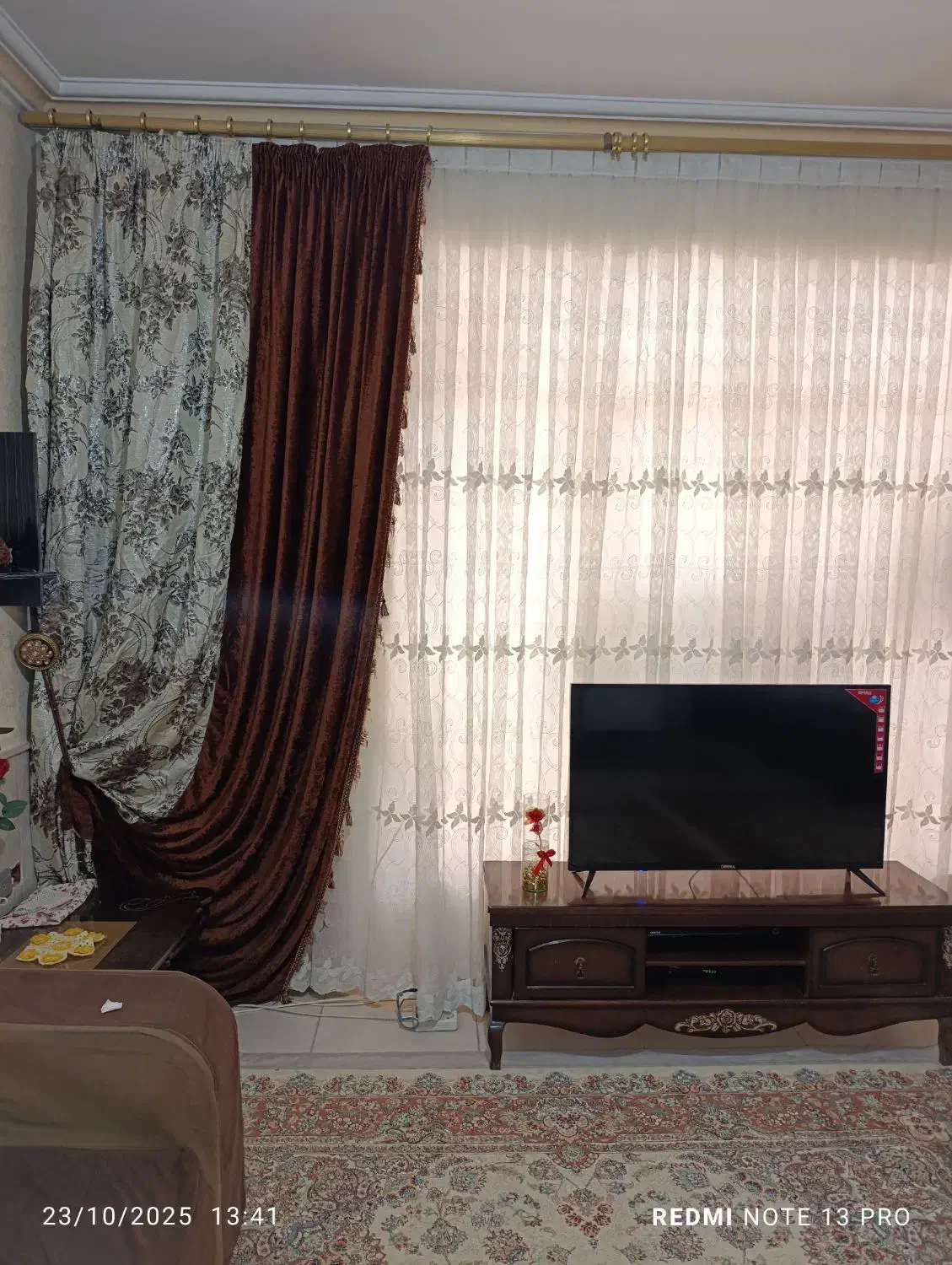 فروش دستک چوب پرده طلایی|پرده، رانر، رومیزی|نیشابور, شهید بهشتی|دیوار