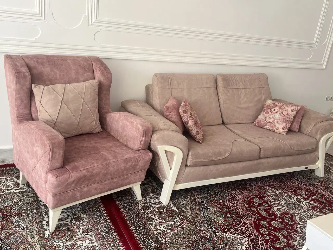 فروش مبل و میز تلوزیون و جلو مبلی|مبلمان خانگی و میز عسلی|لار, |دیوار