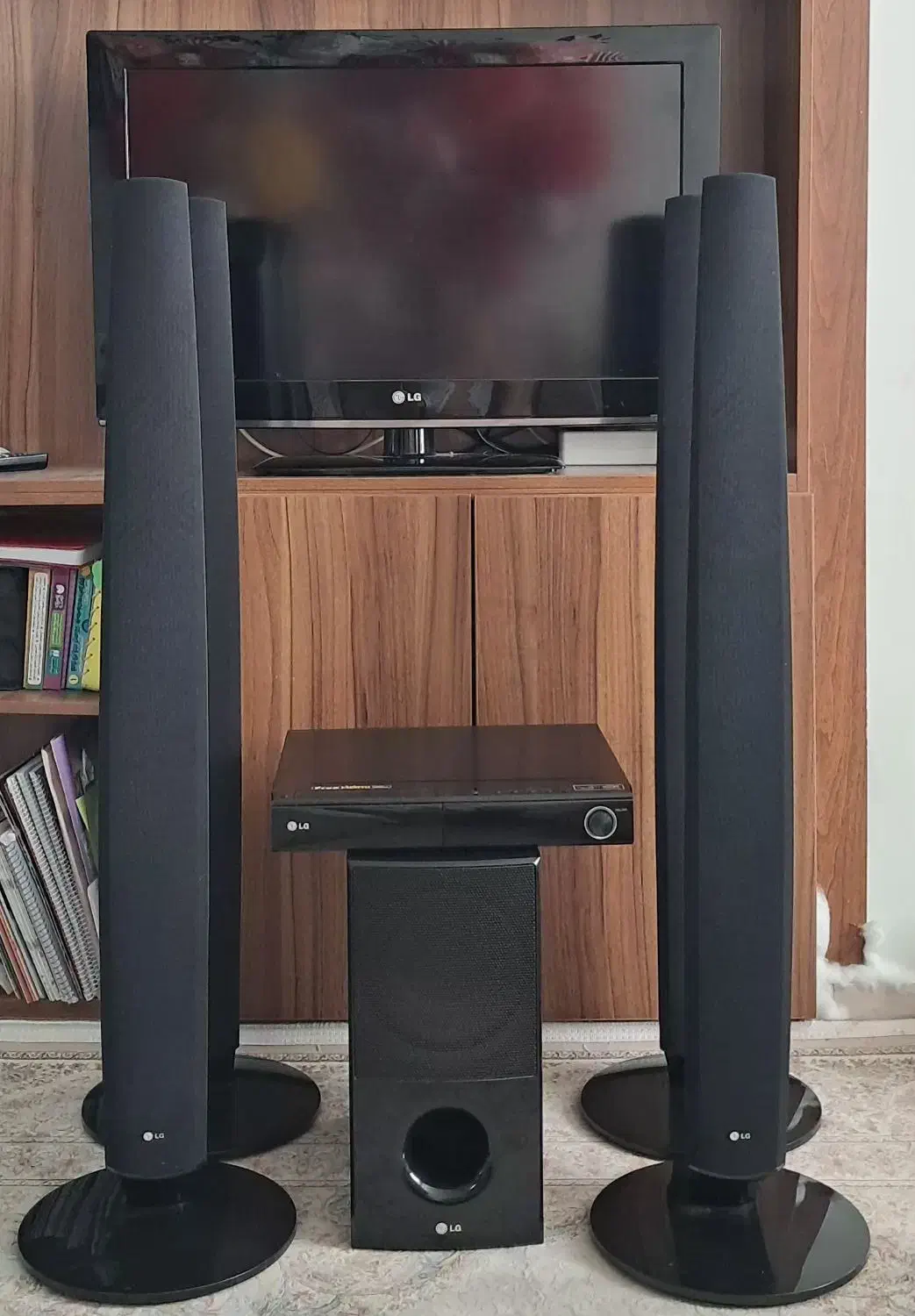 فروش تلویزیون ال جی و سینما خانگی سالم|سیستم صوتی خانگی|تهران, مدائن|دیوار