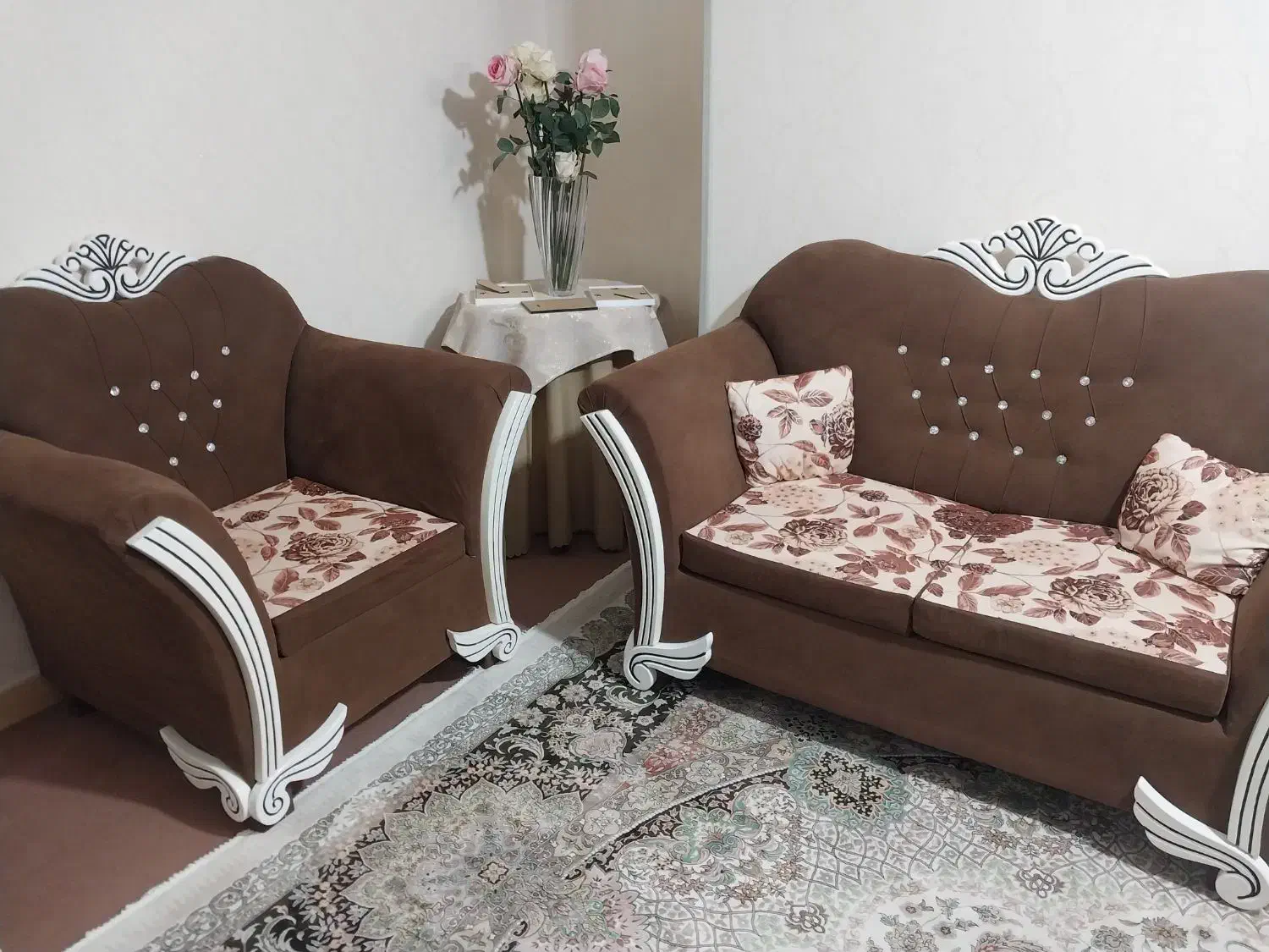 مبل۷نفره|مبلمان خانگی و میز عسلی|گرمسار, |دیوار