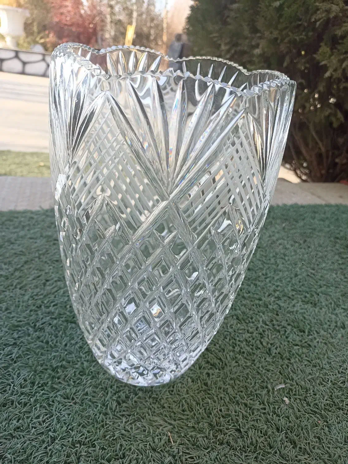 گلدان کریستال|ظروف سرو و پذیرایی|چهارباغ, |دیوار