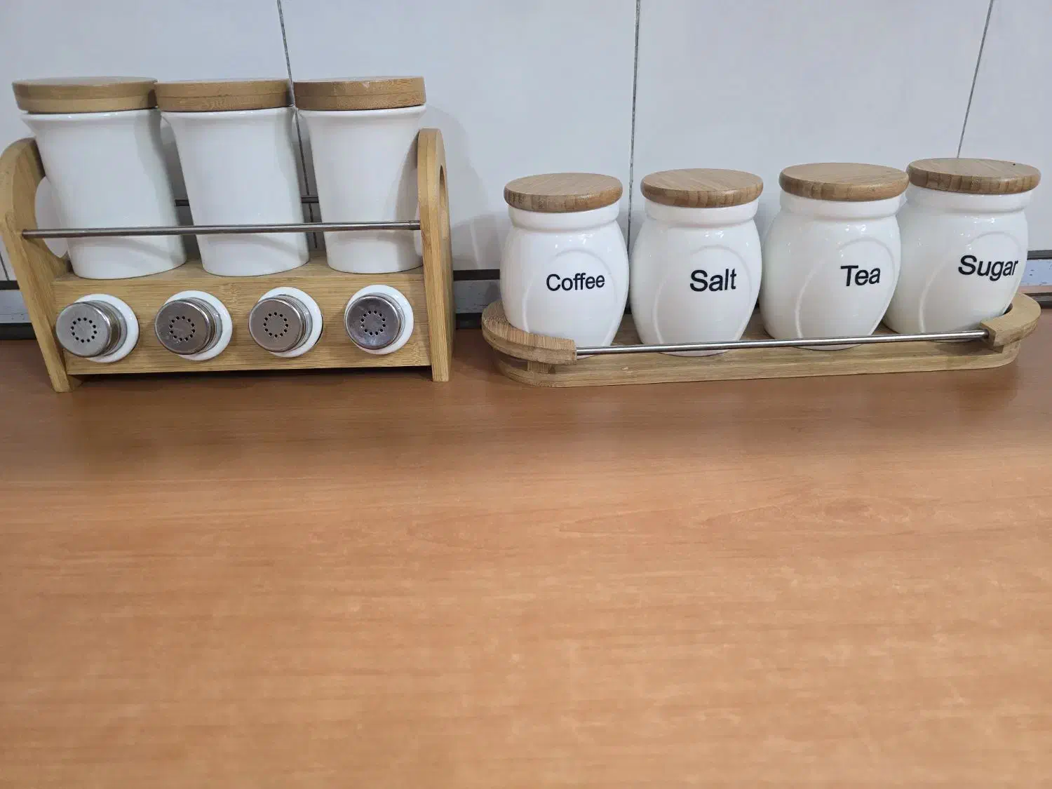 ظرف چای و ادویه جات درب چوبی|ظروف سرو و پذیرایی|مشهد, ده دی|دیوار