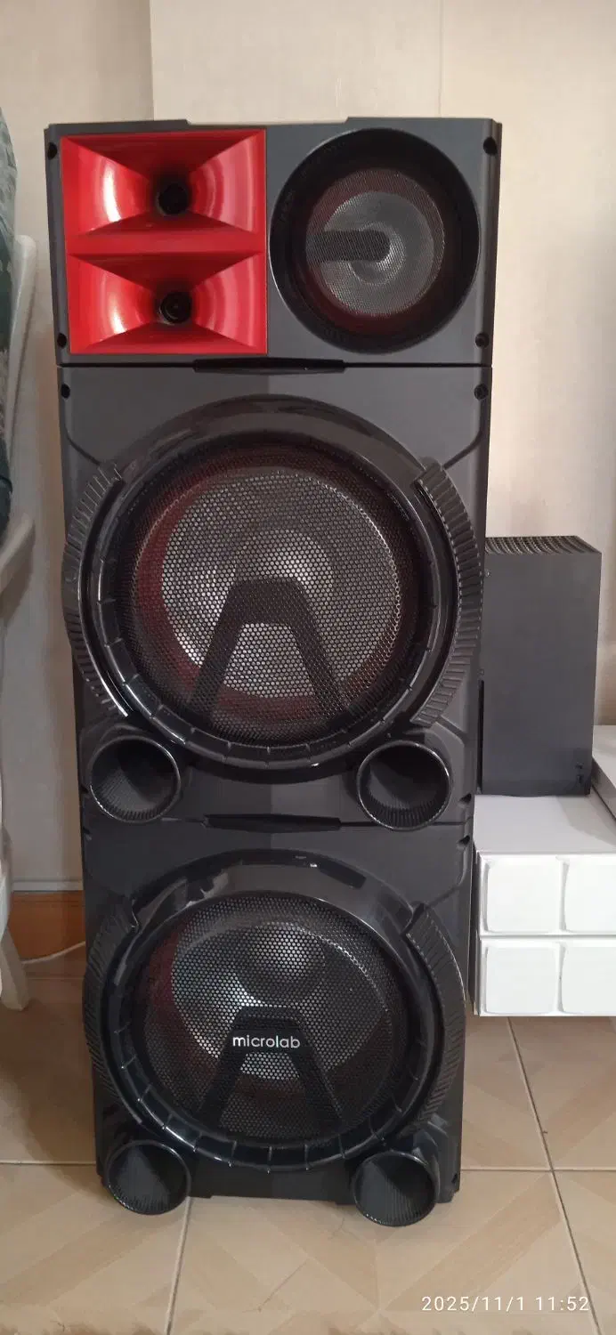 اسپیکر میکرولب دوقلو|سیستم صوتی خانگی|تهران, شهرک ولیعصر جنوبی|دیوار