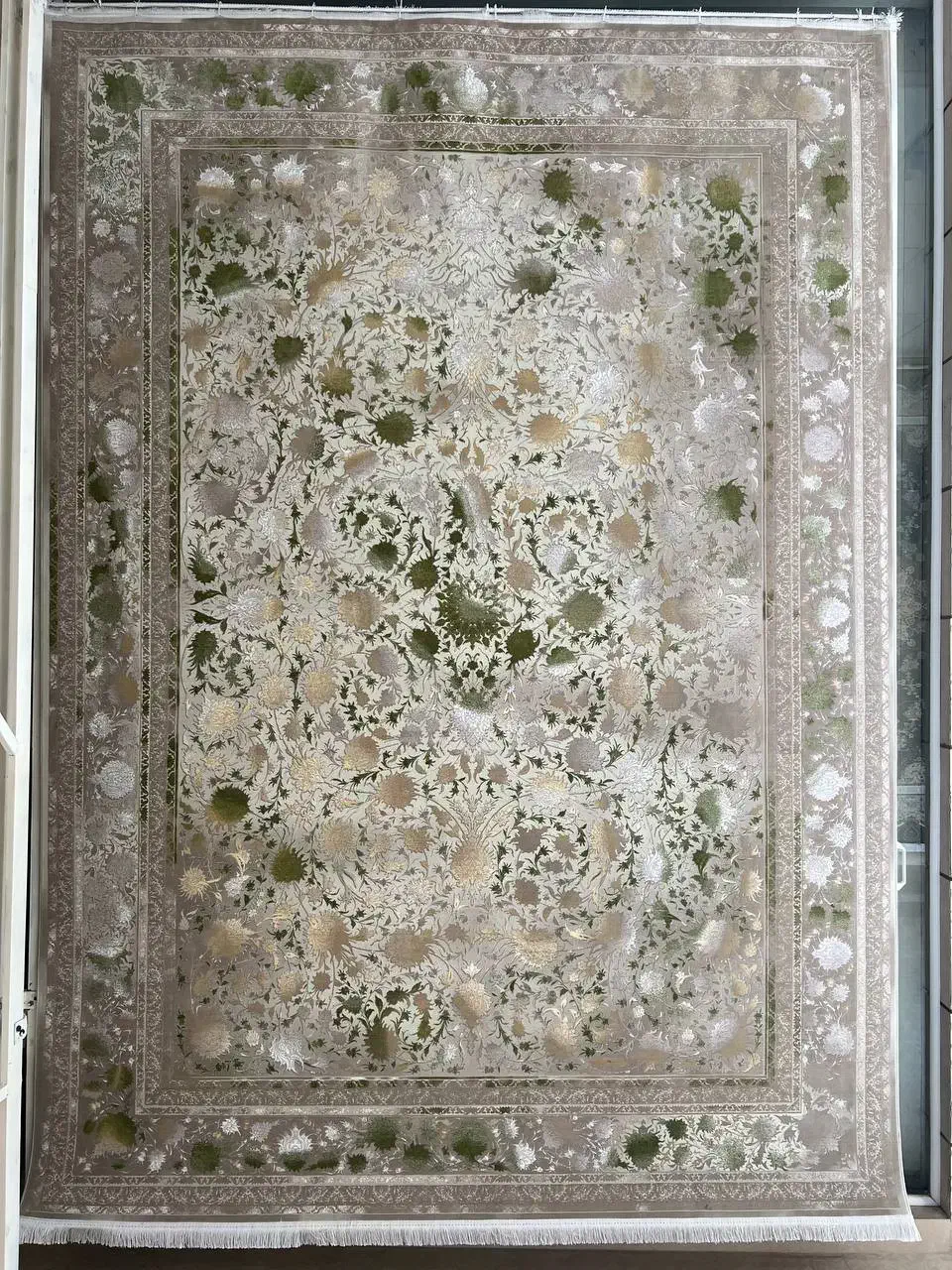 فرش ۱۲۰۰شانه وینتیج تمام نخ|فرش|دزفول, |دیوار