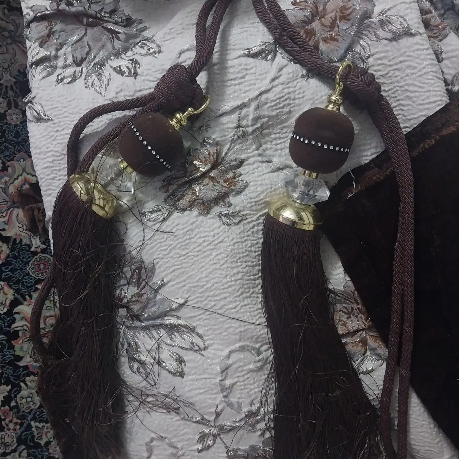 دستک پرده یک جفت|پرده، رانر، رومیزی|مشهد, کوی المهدی|دیوار