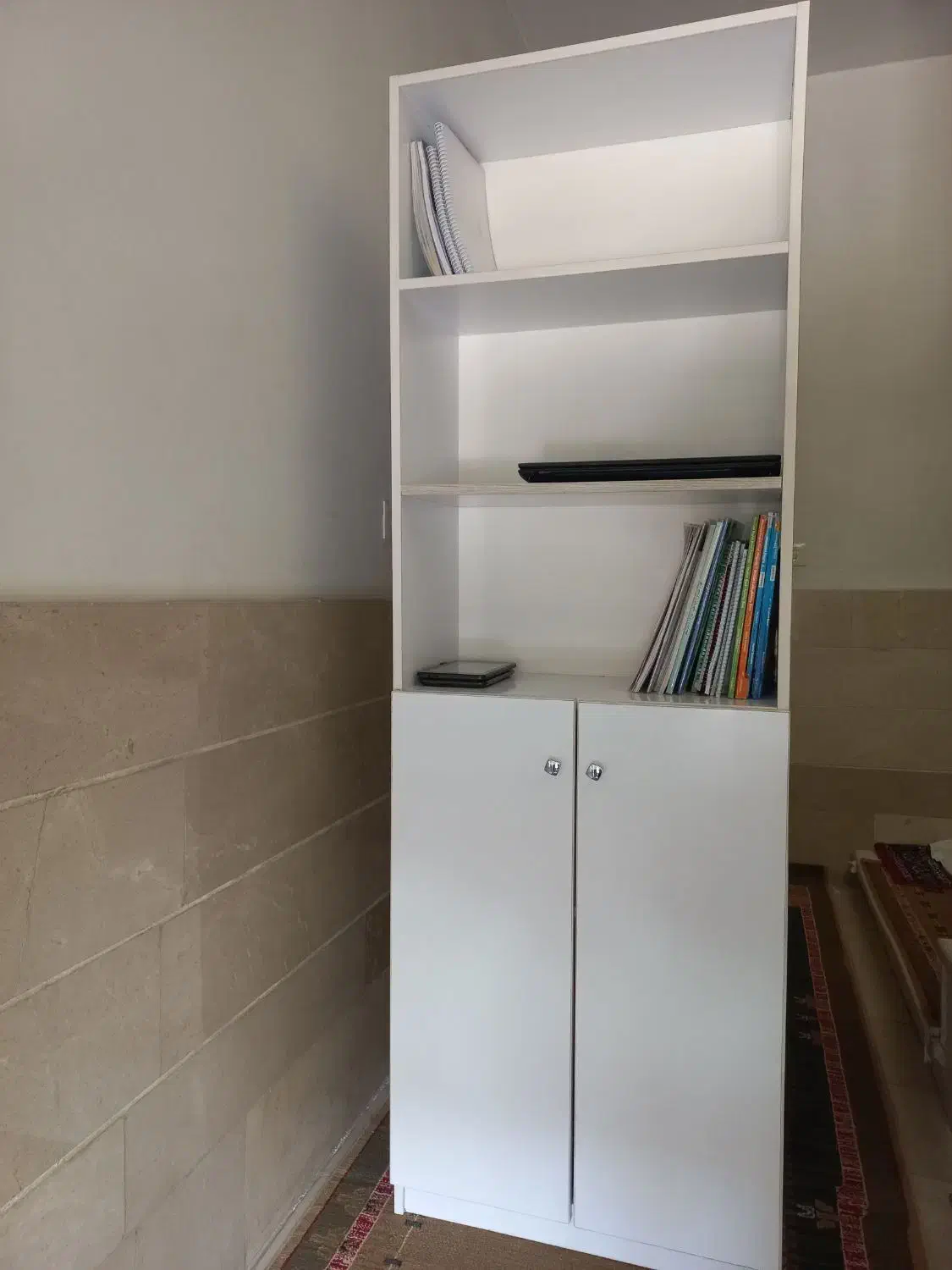 کتابخانه تمام ام دی اف|کتابخانه، شلف، قفسههای دیواری|ری, دیلمان|دیوار