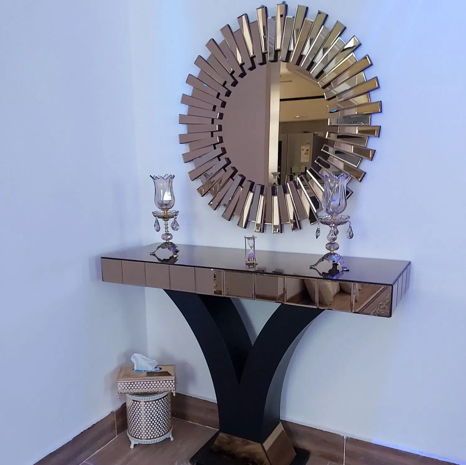 آینه کنسول|بوفه، ویترین، کنسول|خرم‌آباد, |دیوار