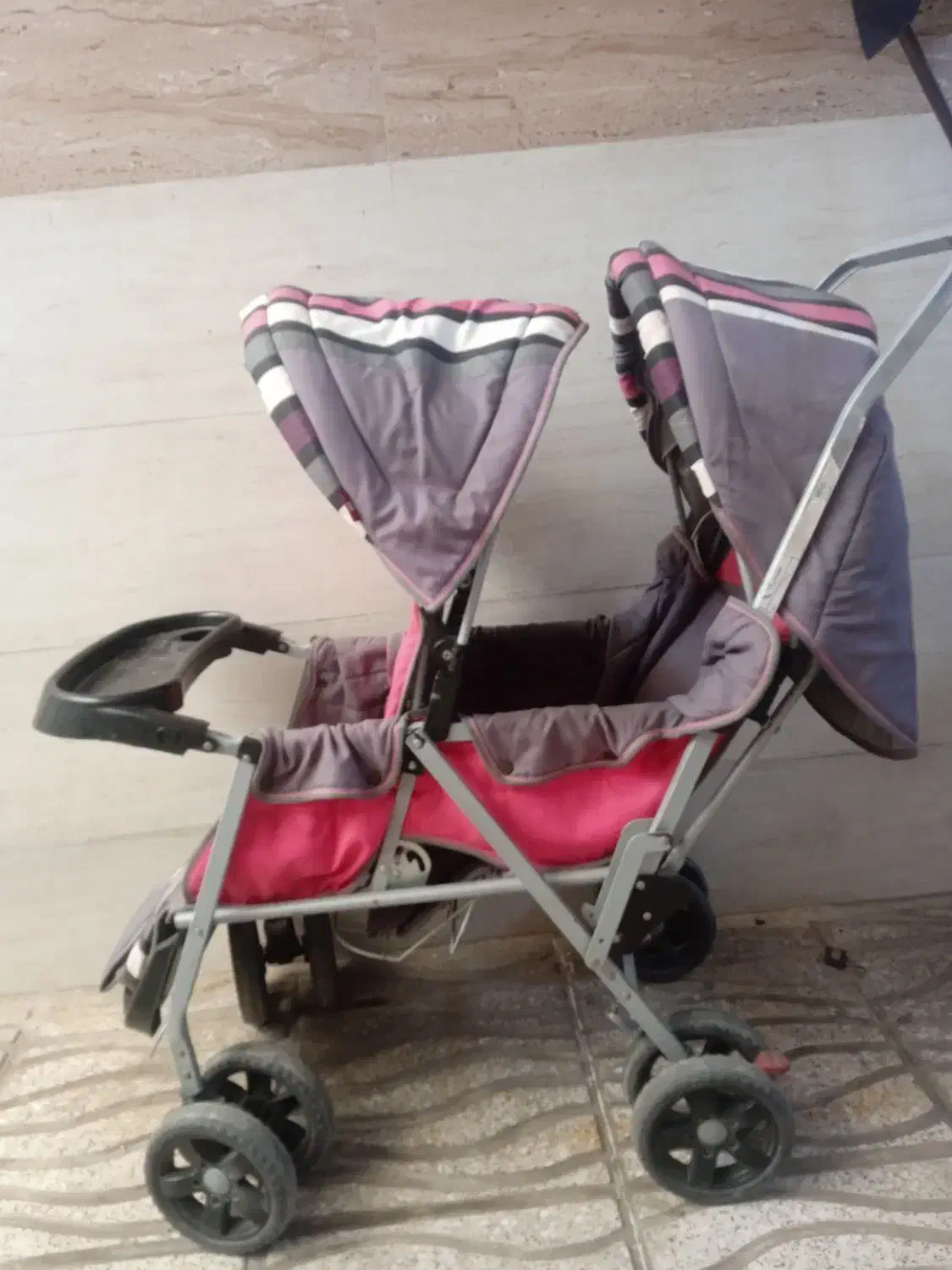 کالسکه دوقلویی|کالسکه و لوازم جانبی|زنجان, |دیوار