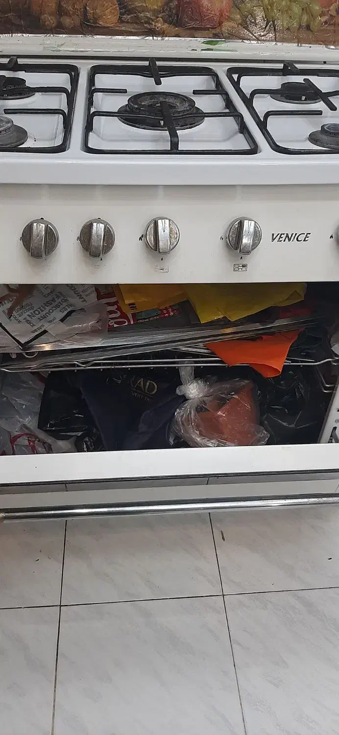 اجاق گاز پنج شعله|اجاق گاز و لوازم برقی پخت‌وپز|شاهین‌شهر, نظامی|دیوار