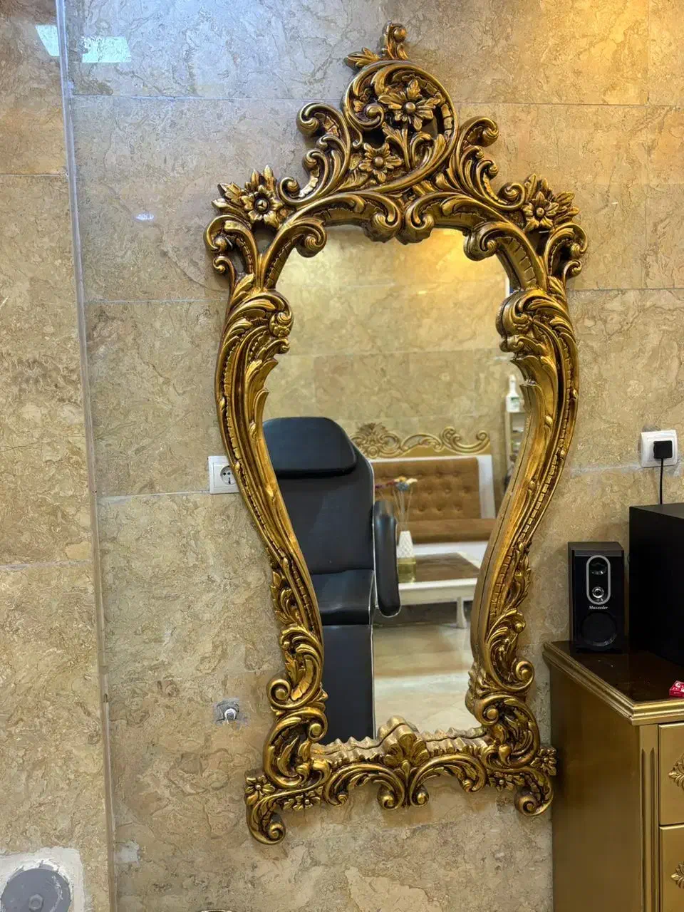 اینه و کنسول دو عدد اینه تک و میز پیشخوان کشور دار|بوفه، ویترین، کنسول|شاهرود, |دیوار