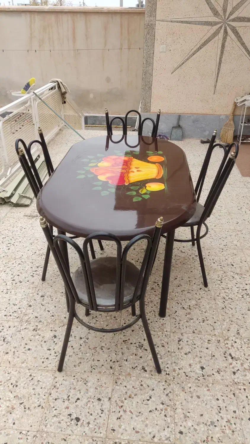 میز ناهار خوری|میز و صندلی غذاخوری|فردوس (خراسان), |دیوار