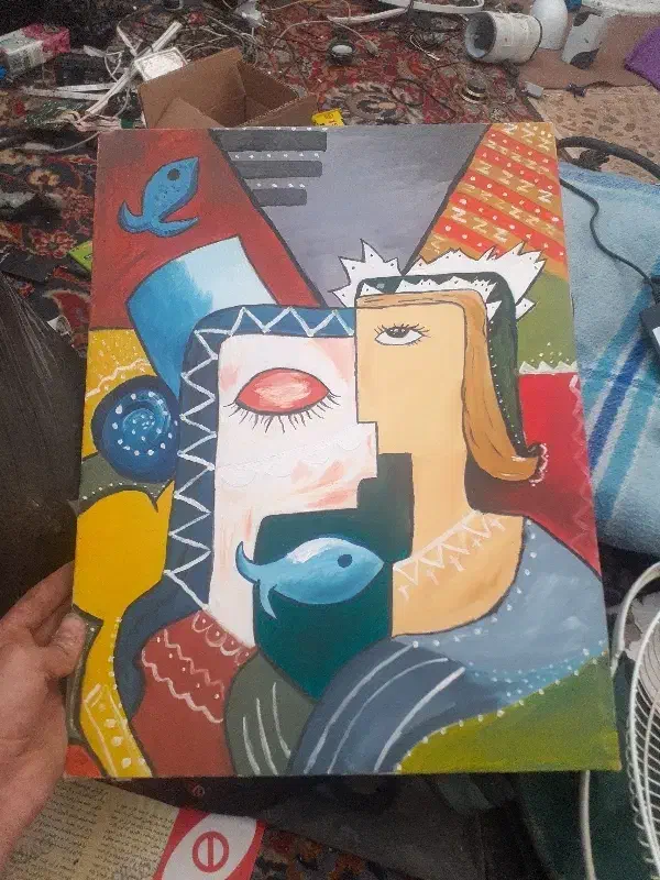 نقاشی|تابلو، نقاشی، عکس|میبد, |دیوار