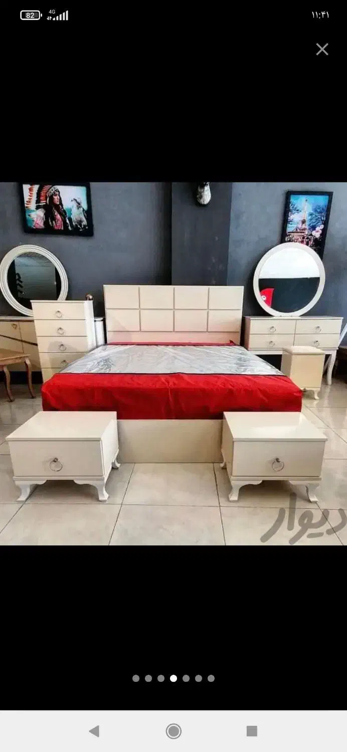 سرویس خواب مدل چوبی ۲۰۲۵|تخت و سرویس خواب|رشت, سیا اسطلخ|دیوار