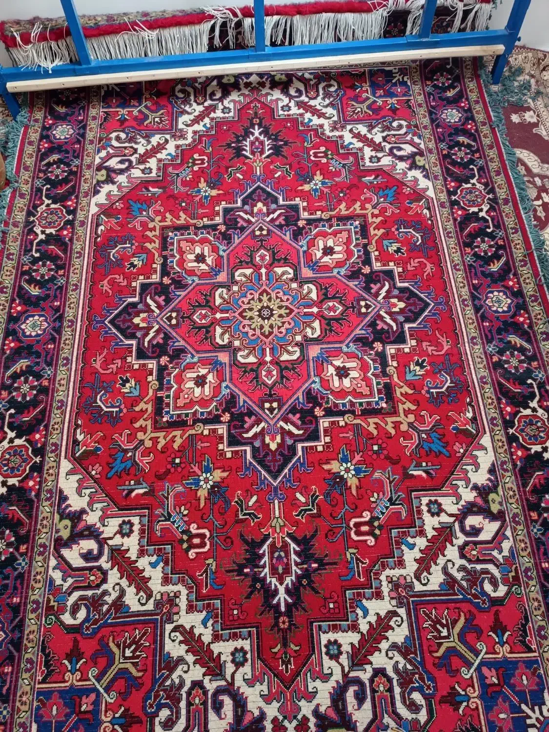 یک جفت فرش دستبافت تاجری|فرش|گوگان, |دیوار