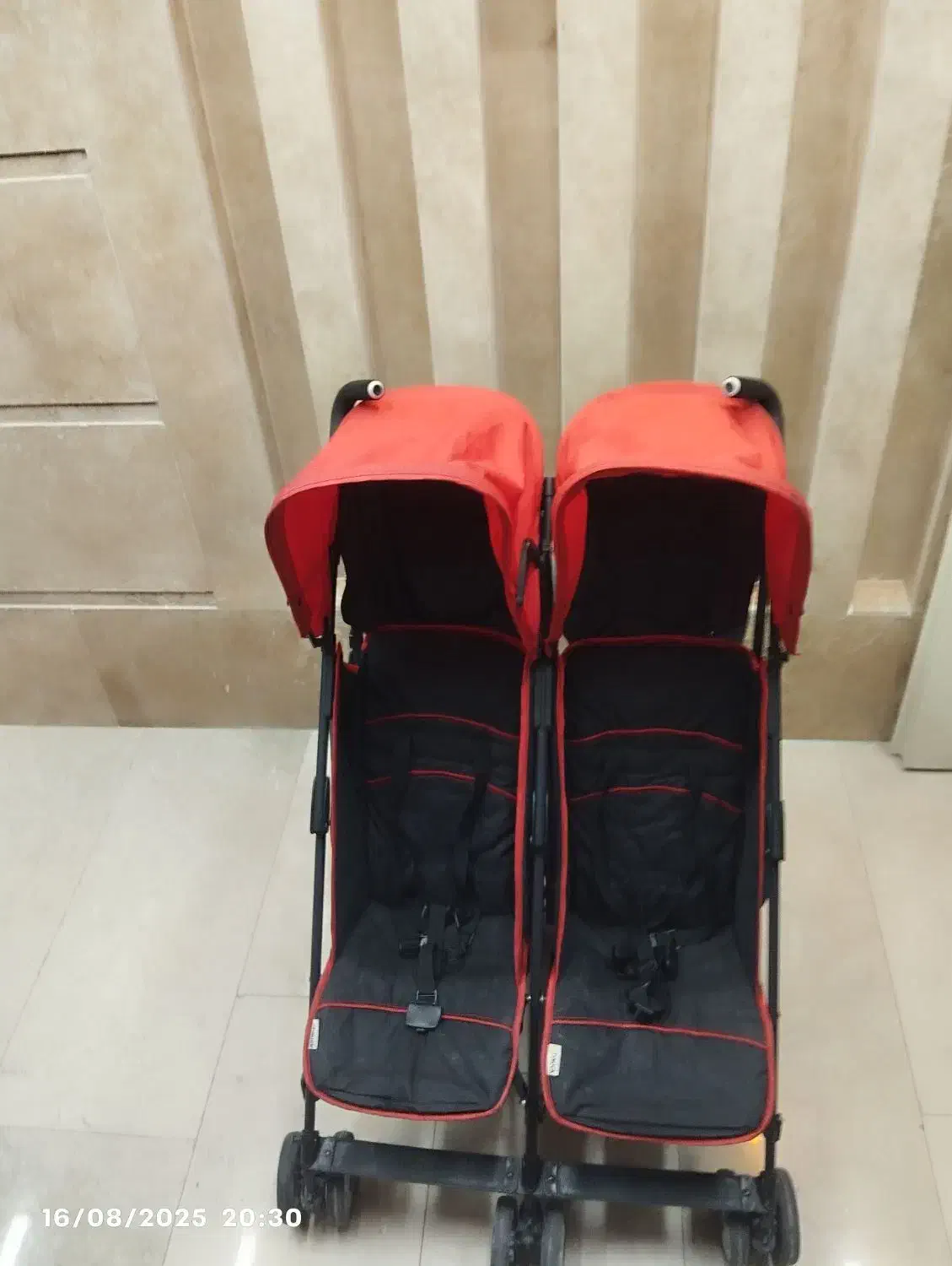 کالسکه دو قلو|کالسکه و لوازم جانبی|شیراز, آزادگان|دیوار