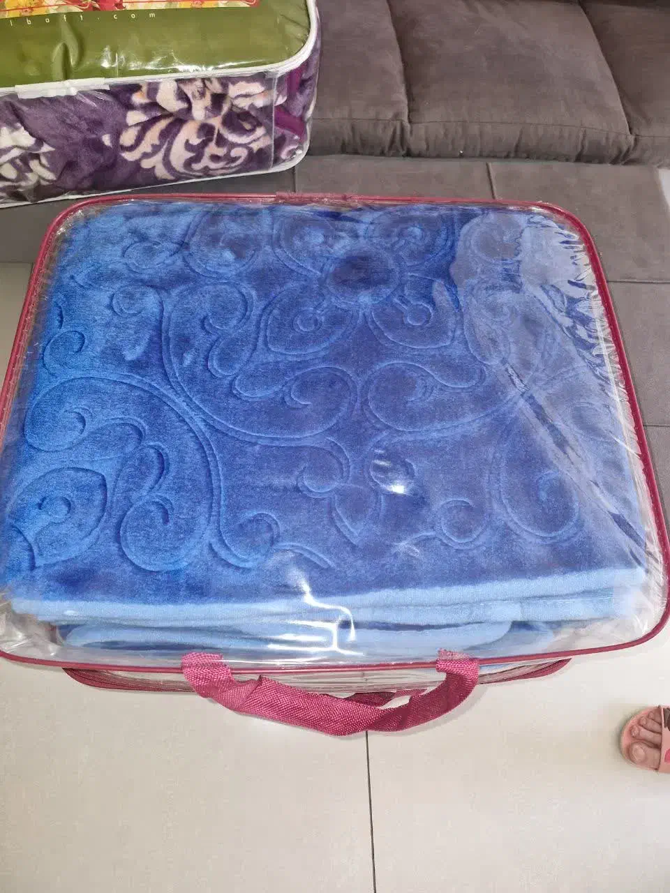 پتو گلبافت ۱نفره نو با اتیکت|رختخواب، بالش، پتو|اصفهان, قائمیه|دیوار