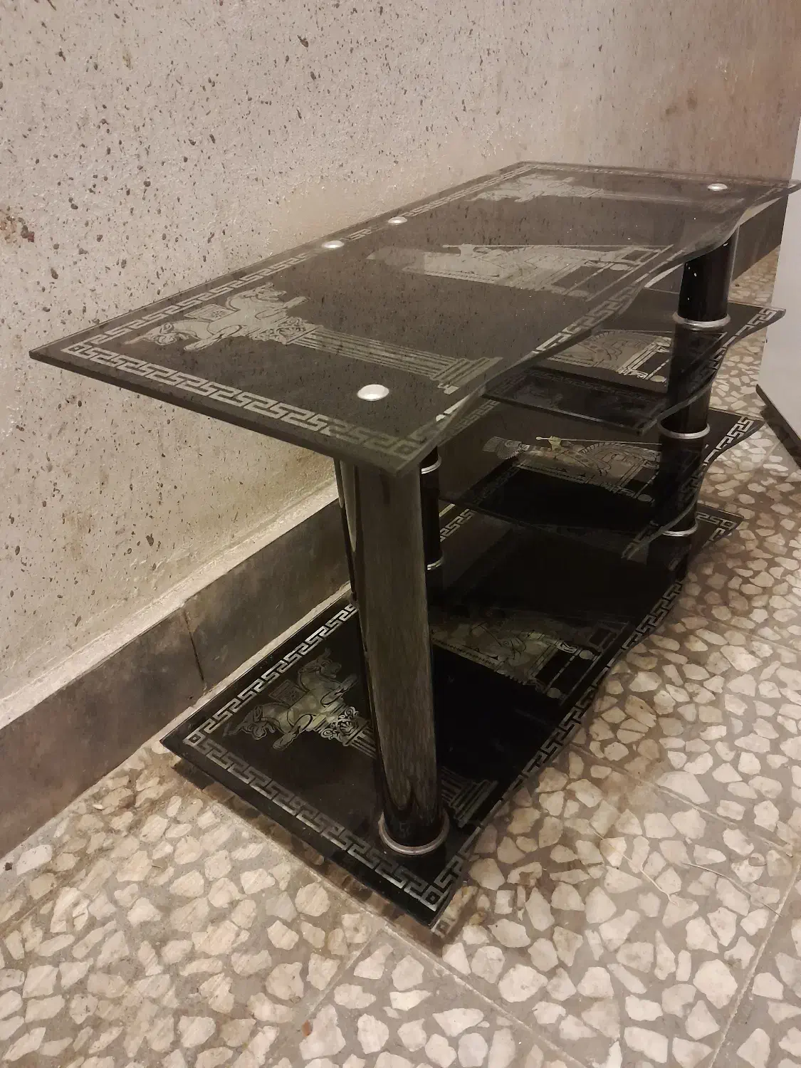 میز شیشه ای|میز تلویزیون|قائمشهر, |دیوار