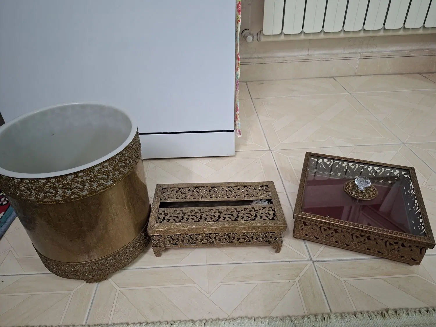 سطل آشغال، جای دستمال و شکلات و میوه خوری|صنایع دستی و سایر لوازم تزئینی|تهران, شادآباد|دیوار