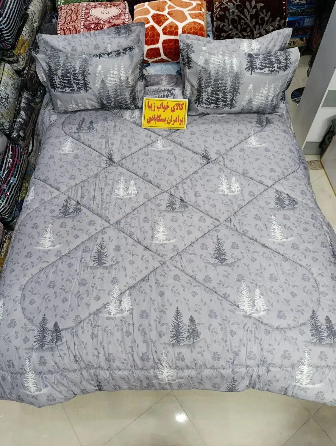 روتختی دونفره پیگمنت پلاس طرح «کاج»|سرویس روتختی|مشهد, عیدگاه|دیوار