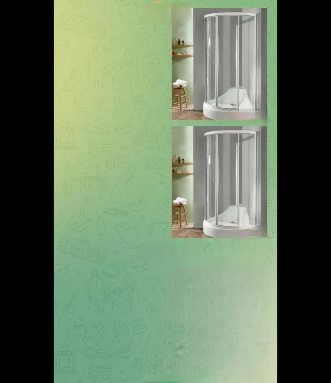 اتاق دوش حمام|لوازم حمام|اصفهان, جلفا|دیوار