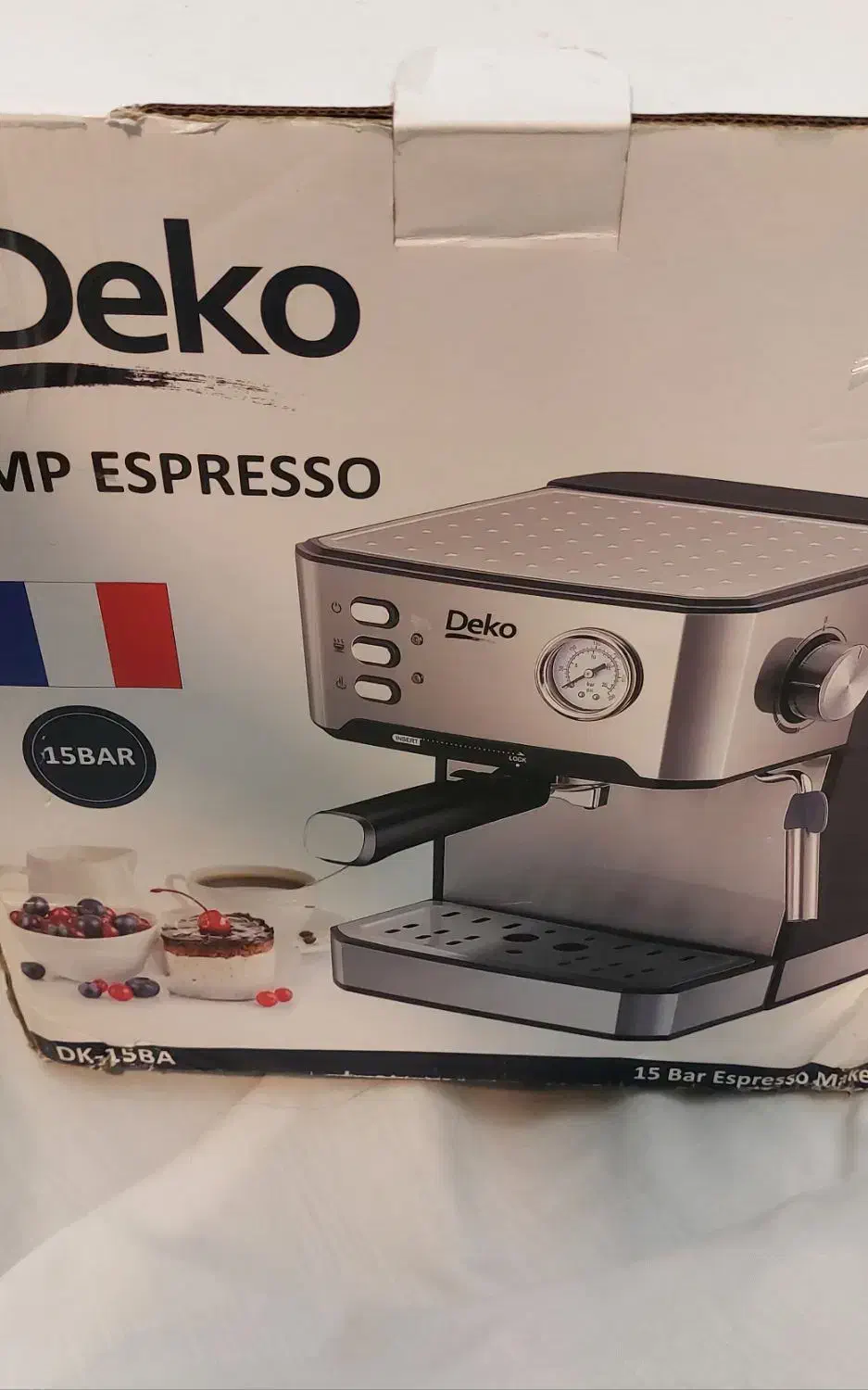 اسپرسوساز نو با کارتن|سماور، چایساز، قهوهساز|مشهد, حضرت حجت|دیوار