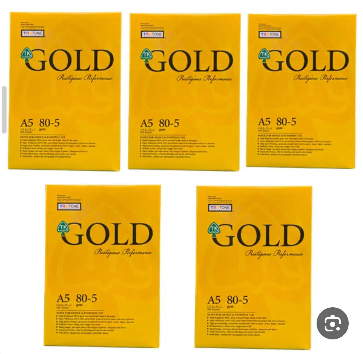 کاغذ گلد a5 هشتاد گرم|لوازم التحریر|پردیس, فاز ۳|دیوار
