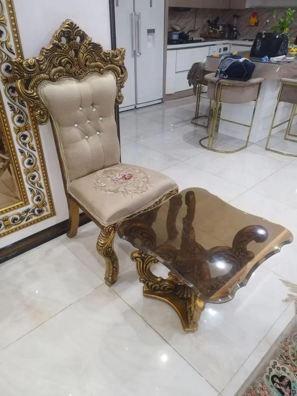 مبل سلطنتی،۹نفره|مبلمان خانگی و میز عسلی|آبادان, |دیوار